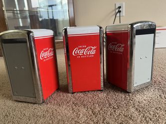 Coca Cola Napkin Holders 9ea