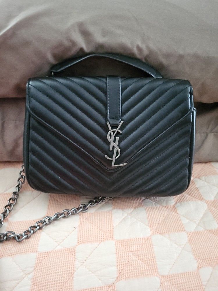Black Quilted Handbag