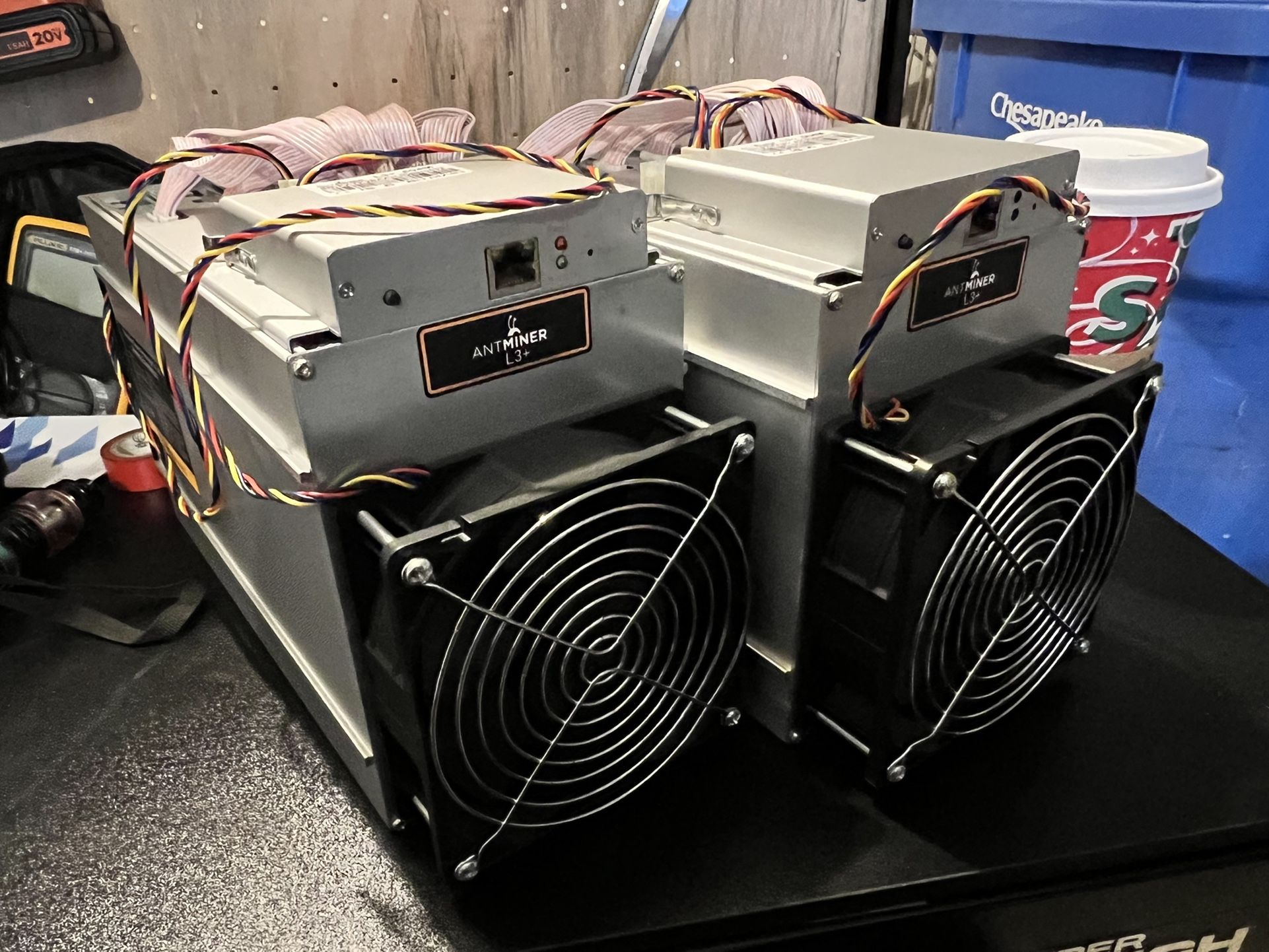 Antminer L3+ Dogecoin Crypto Miners 503Mh (Like new)