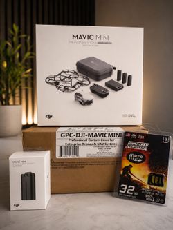 Factory Sealed DJI Mavic Mini Fly More Combo + Extra Battery + GPC Case + 32GB SD