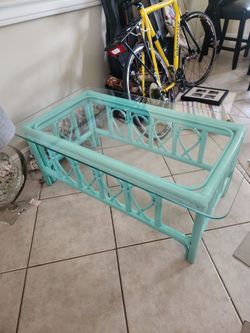 Coffee Table with Glass Top
