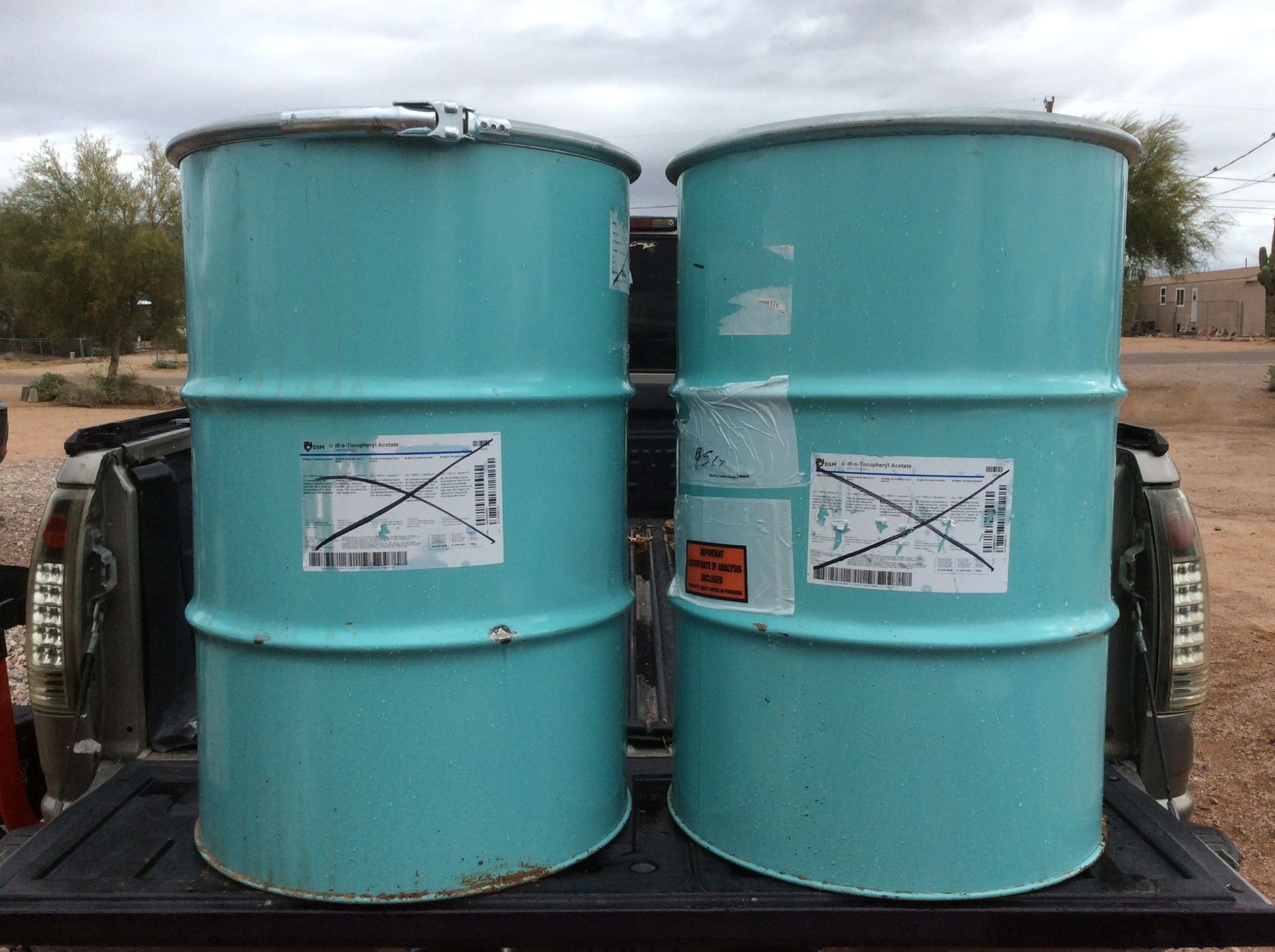 Super clean food grade 55 gallon steel drums barrels with removable lever lid nice!!! for Sale