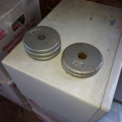 Steel Plate Weights 2 & 1/2 Lbs Each
