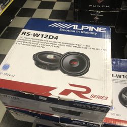 Alpine Rs-w12d4 No credit Check Payment Plan Available 