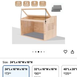 Wooden cabinet Animal hutch, cage, habitat, brooder