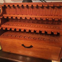 Large, 36 Pipe Rack with Storage