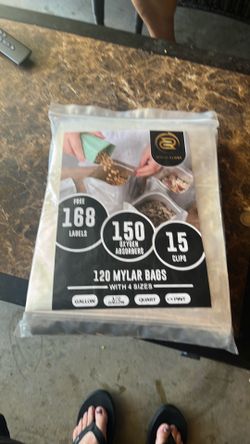 120 Mylar bags