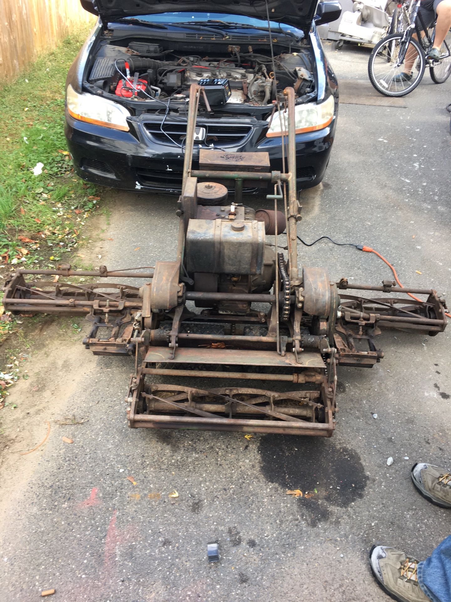 Locke original mower still runs great shape