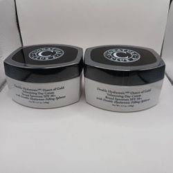 Signature Club A Double Hyaluronic "Ounce of Gold" Volumizing Day Cream, SPF 30+ and Hyaluronic Filling Spheres 3.5 Oz. 
