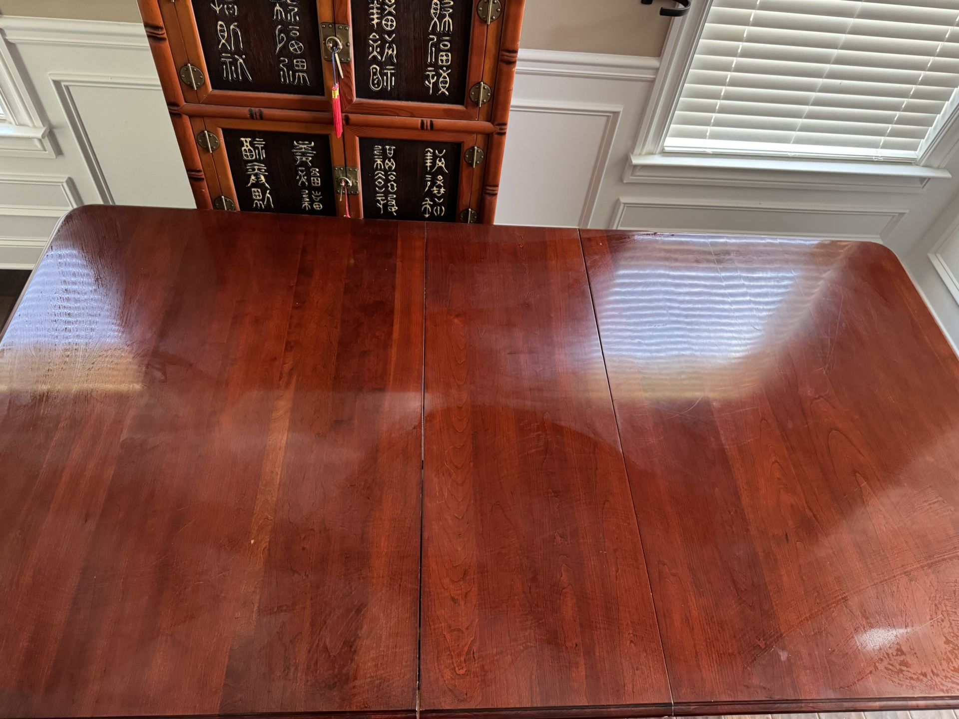 Real Cherry Oak Dining Table
