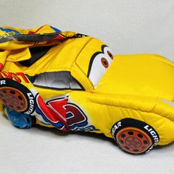 16” Disney Pixar Cars Reversible Plush Rusteze 95 / Dinoco 51