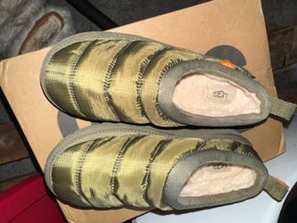 UGG Tasman Slipper Olive Green Kids Size 4 – Excellent Condition