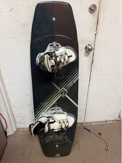 CWB Board company. Pure wakeboard with bindings.
