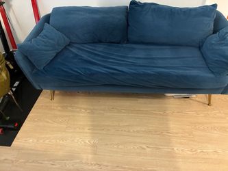 Blue couch