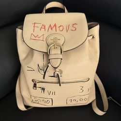Like New Coach X Jean Michael Basquiat Kleo Backpack