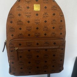 cognac mcm backpack