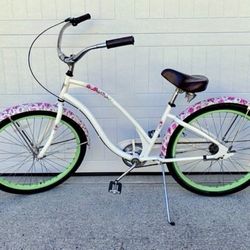 Electra Rosie 3i Step-Thru 26" 3-Speed Beach Cruiser Bicycle Bike