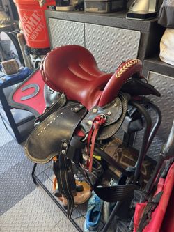 Kids Children Youth Horse Saddle