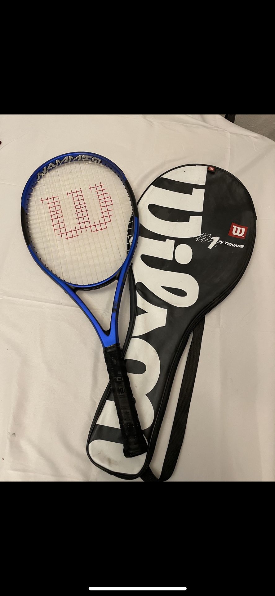 Wilson Tennis Racket and Bag