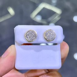 Gold & Diamond Earrings 