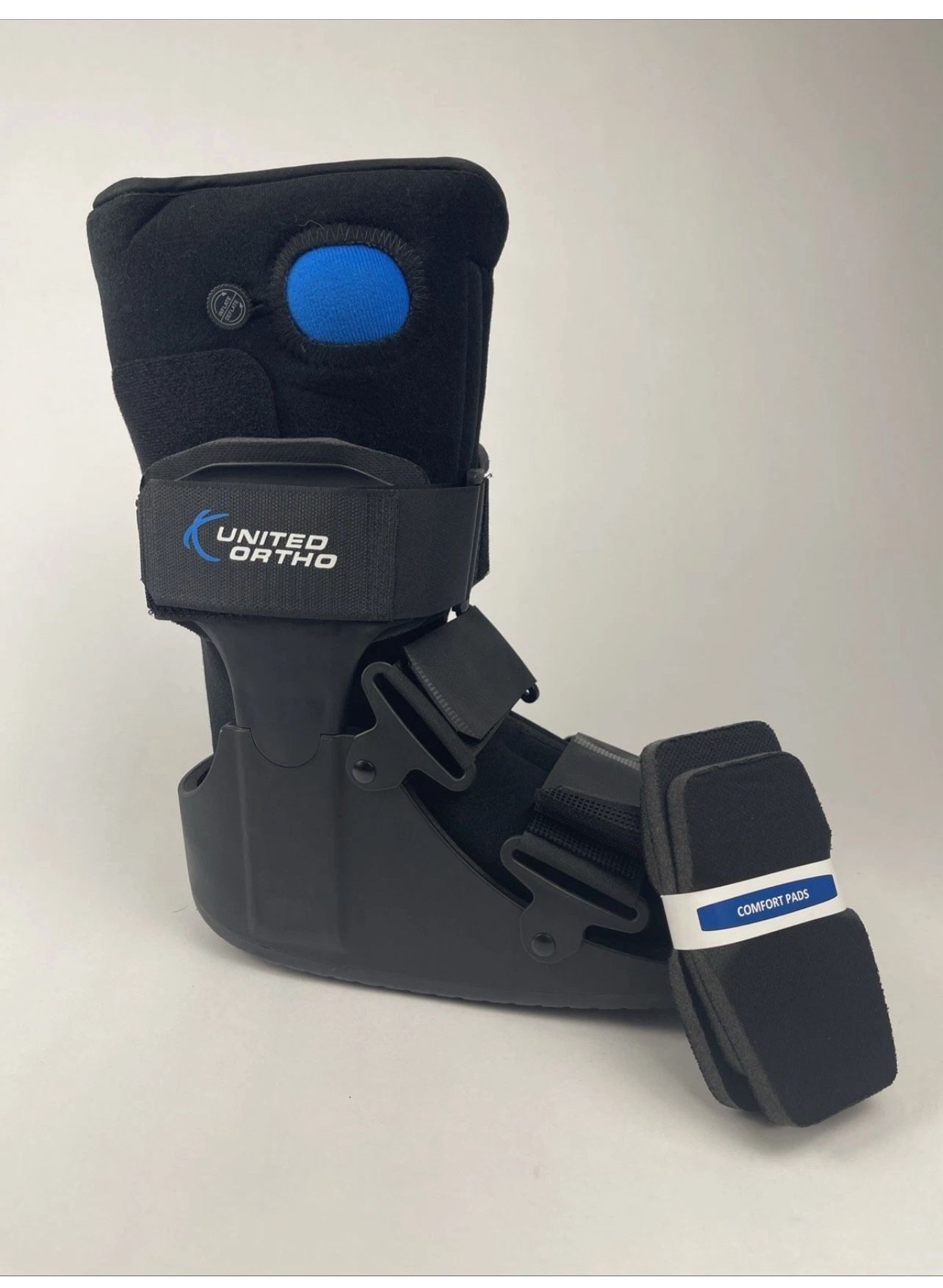 United Ortho USA14115 Short Air Cam Walker Fracture Boot, Medium, Black - 190