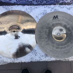 Sabian 14” Rock Hats Brilliant finish for drum set