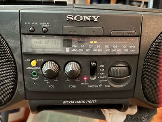 Sony Boombox Radio tape and CD player