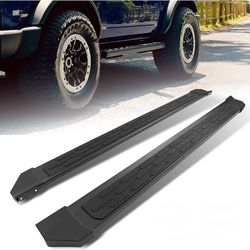 Running Boards for Ford Bronco 2-Door 2021-2025, Rock Rail Side Step Bars, Black
