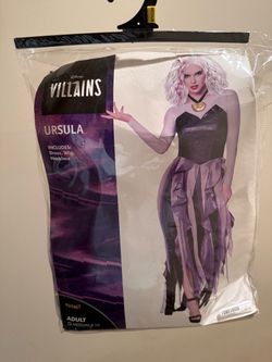 Disney Villains Ursula Adult Costume Medium with Eel