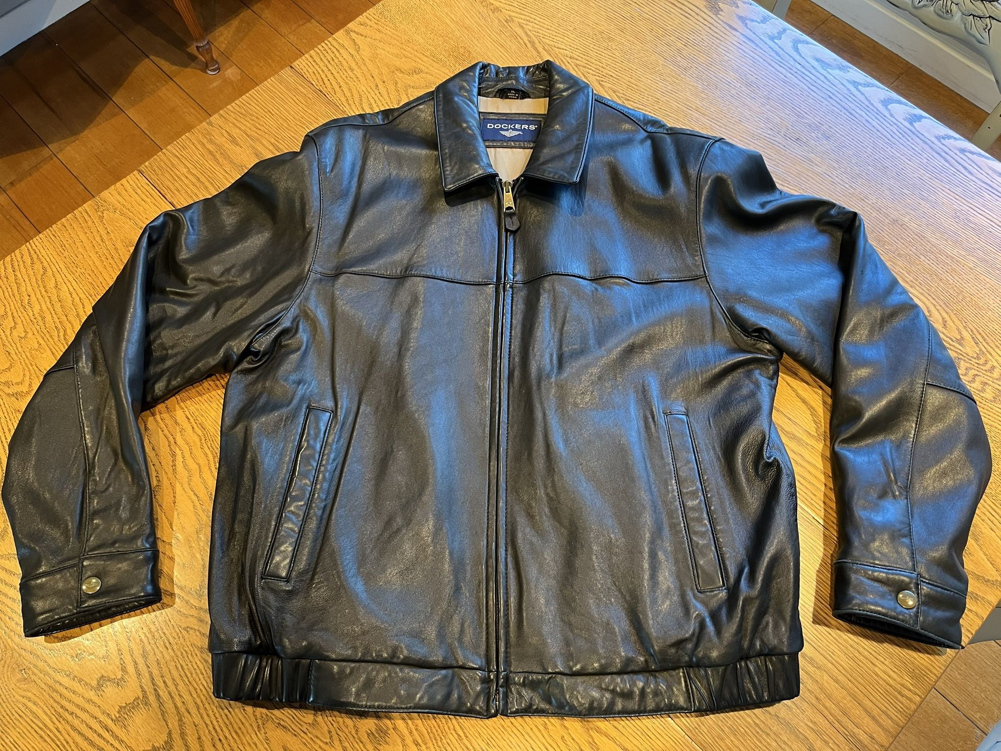 Mens DOCKER Leather Jacket