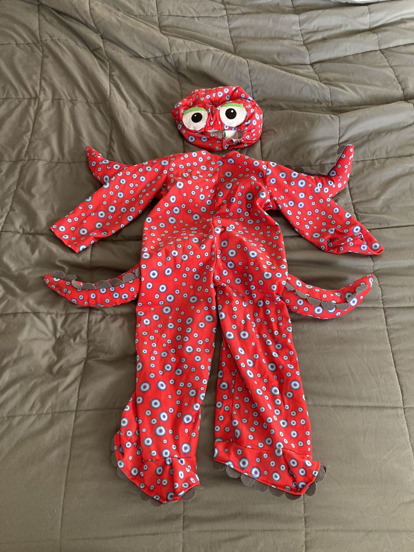 Kids Octopus Halloween Costume Size XS 4 - 5