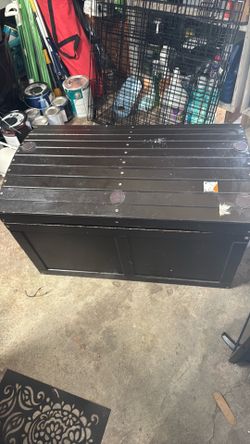 Wood toy box