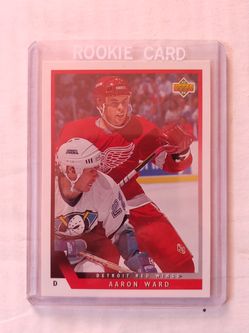 Aaron Ward Upper Deck rookie card