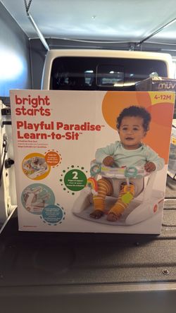 Bright Starts Playful Paradise Learn-to-Sit Floor Seat