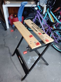 Folding work table