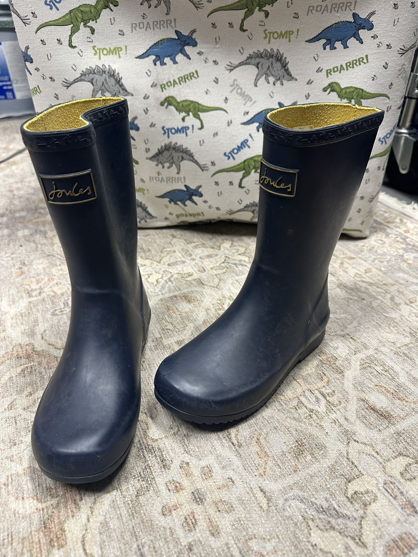 Joules Rain Boots For Kids Size 1 