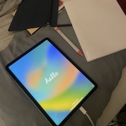 iPad With Screen Protector And Case