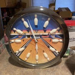 Bowling Alley Clock 