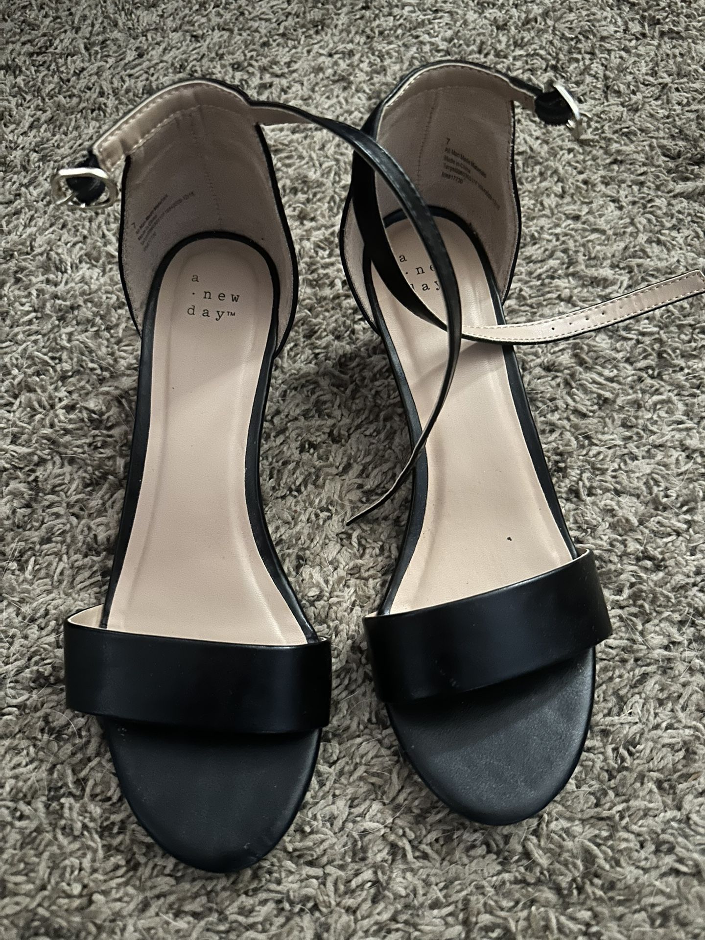 A New Day ankle strap heels