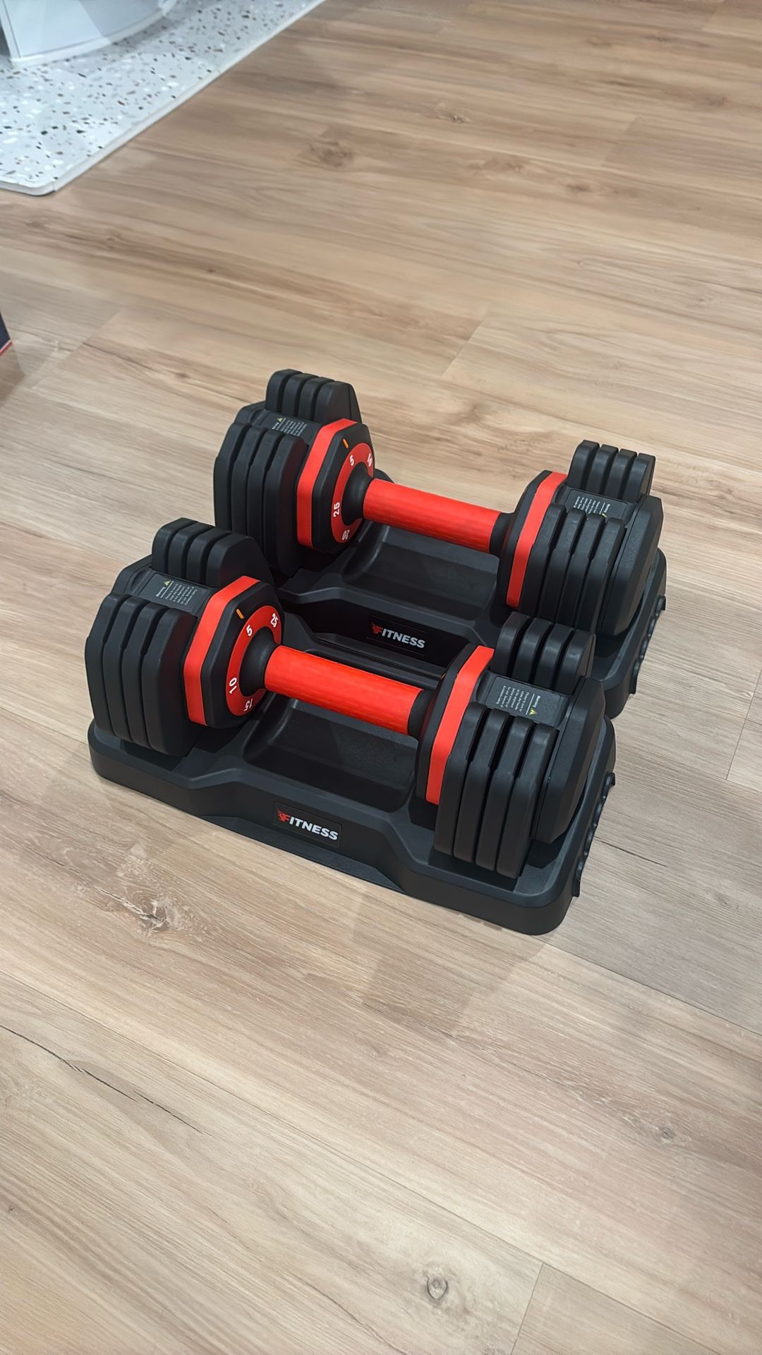 25lb Adjustable Dumbbells