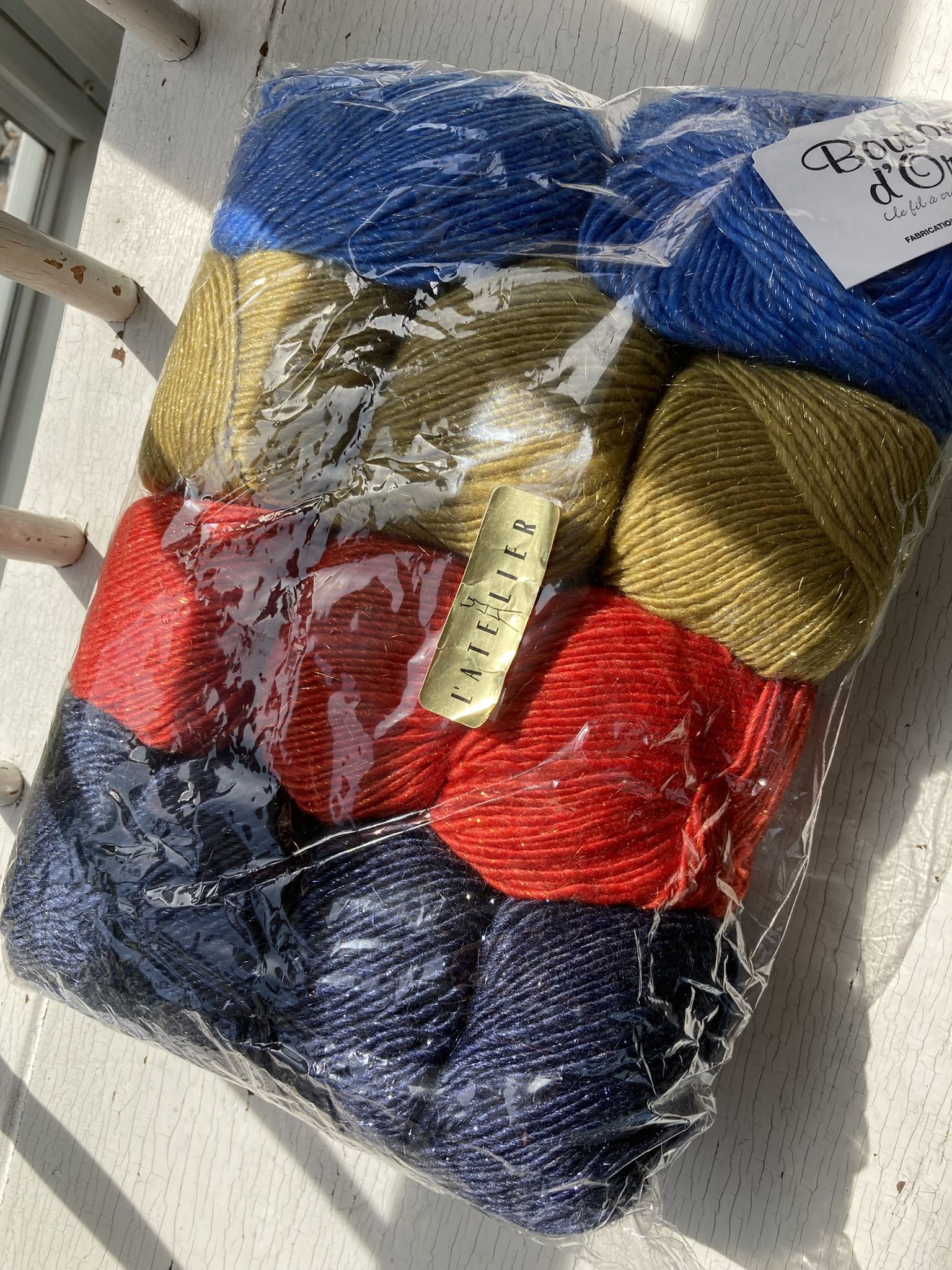 12- Skeins Sparkle Yarn
