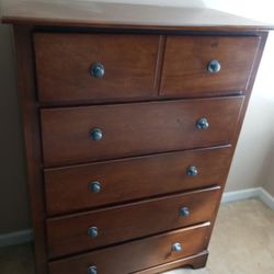 Dark Oak Chest Drawer $125 OBO