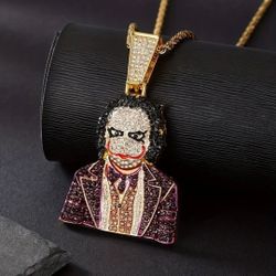 Joker Pendant Necklace Halloween Men And Women