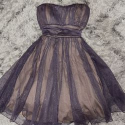 Strapless Glittery  Dress