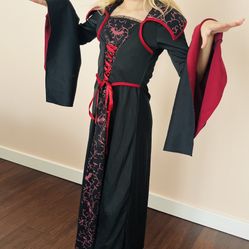 Girls Vampire Halloween Costume 