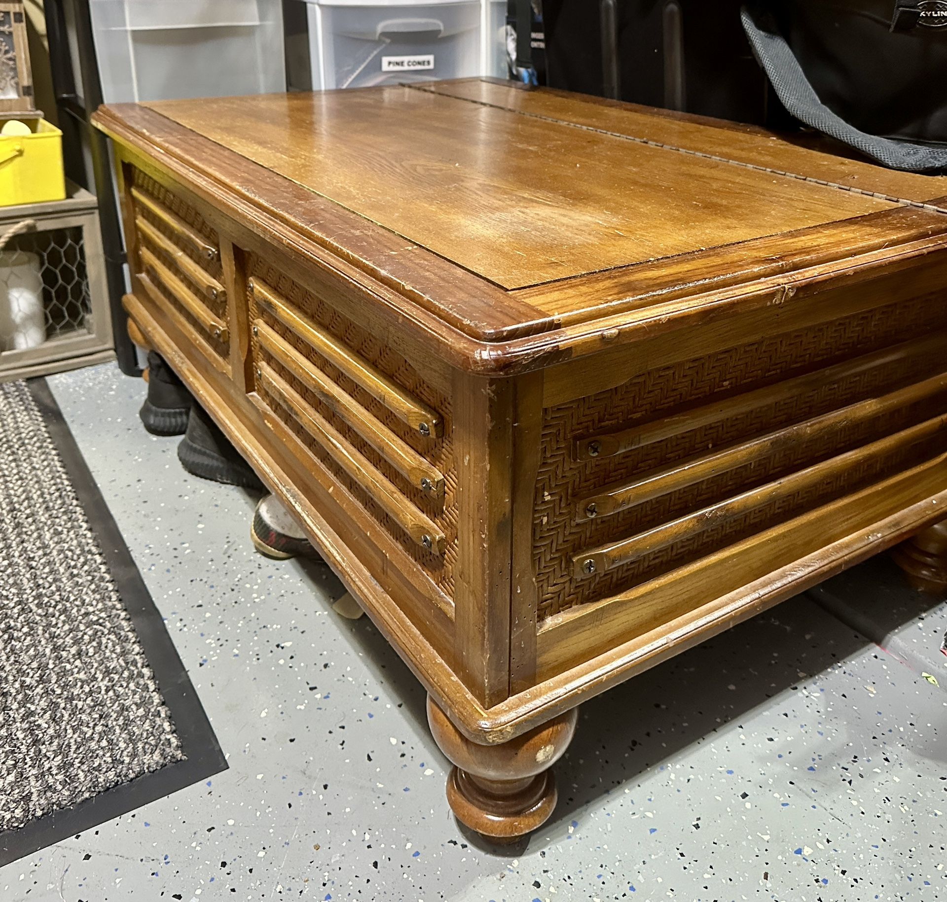 Cedar Chest Box  Or Coffee Table With Storage 
