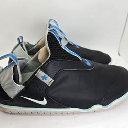 Nike Zoom Pulse Shoes Men's 7 Black Blue Nurse Medical Hospital Clog Sneakers
