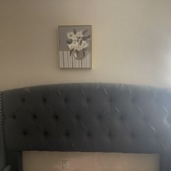 Headboard And Bed frame Ca King With 2 Box Spring From Ashley’s Furniture 