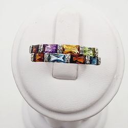 14k gold gemstone ring