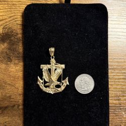 14k Solid Gold Pendant 